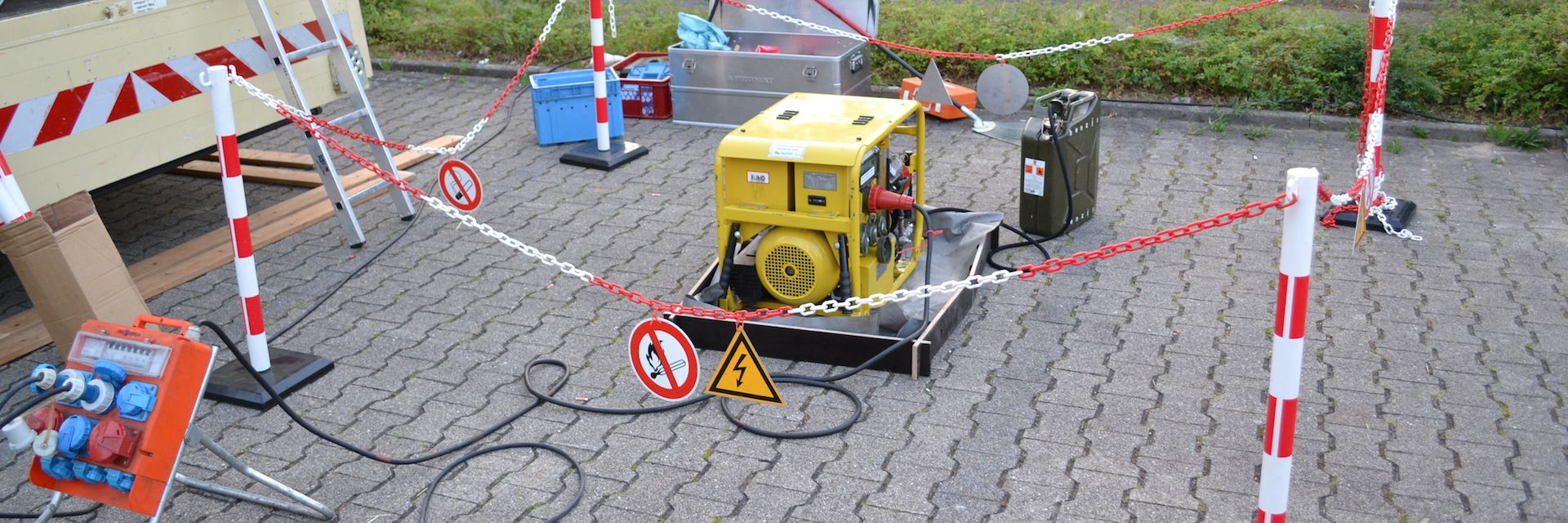 Foto: Stromversorgung im Einsatz